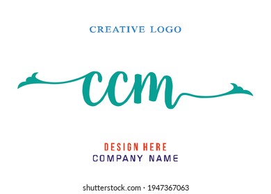 El logotipo con letras CCM es sencillo, fácil de entender y autoritario
