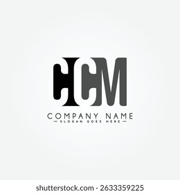 CCM Minimal Vector Logo - Simple Business Logo for Initials C, C and M
