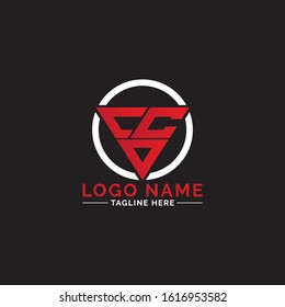 CCO letter logo design vector template 
