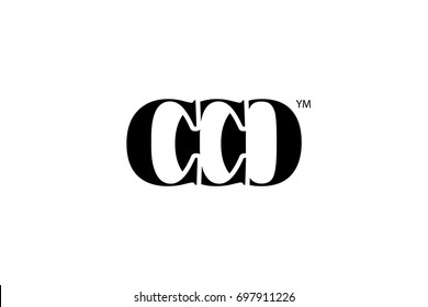 CCO Logo Branding Letter. Vector graphic design. Useful as app icon, alphabet combination, clip-art, and etc.