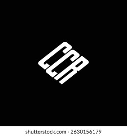 CCR letter logo design on black background.  
CCR letter business logo design. 
CCR creative initials letter logo concept.
