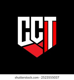 CCT letter logo abstract design. CCT unique design. CCT.
