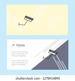 CCTV  abstract corporate business banner template, horizontal advertising business banner.