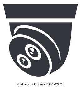 CCTV Basic Icon. Vector Security Camera Symbol