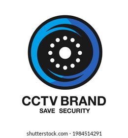 cctv brand logo design vector