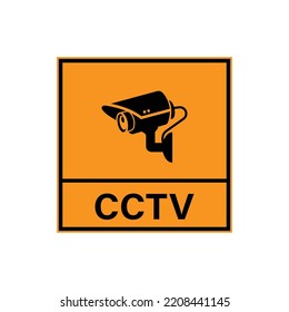 Cámara CCTV. Signo de vigilancia de vídeo negro.vector aislado