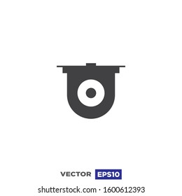 CCTV Camera Icon Design Illustration