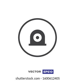CCTV Camera Icon Design Illustration