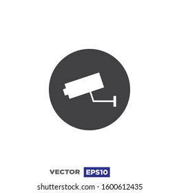 CCTV Camera Icon Design Illustration