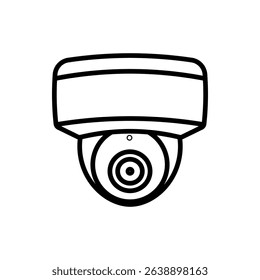 CCTV Camera icon flat style isolated. Vector