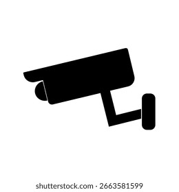 Icono de la cámara CCTV sobre fondo blanco.