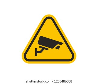 CCTV camera icon sign symbol