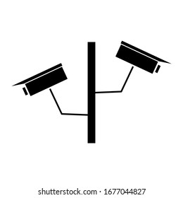 CCTV camera icon sign symbol
