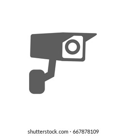CCTV camera icon in trendy flat style isolated on white background. Symbol for your web site design, logo, app, UI. Vector illustration, EPS
