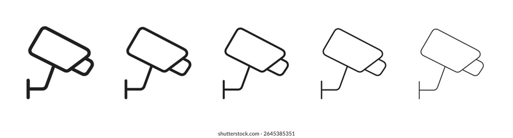 Cctv camera icon vector illustration isolated