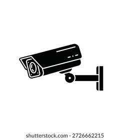 CCTV camera icon vector illustration isolated on transparent background. video surveillance system. security camera. protection.
