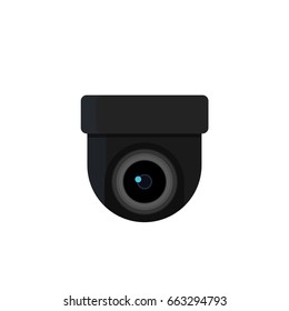 cctv camera icon, vector illustration
