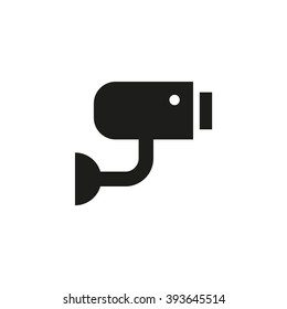CCTV Camera Icon, Video surveillance sign. Vector
