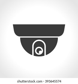 CCTV Camera Icon, Video Surveillance Sign. Vector