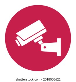  Cctv-Kamerasymbol, das leicht zu ändern oder zu bearbeiten ist
