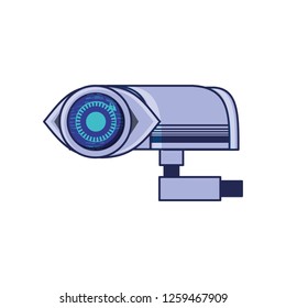 cctv camera isolated icon