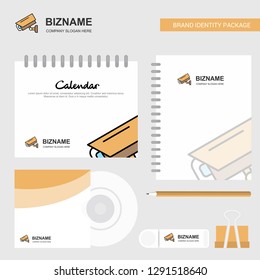 CCTV camera Logo, Calendar Template, CD Cover, Diary and USB Brand Stationary Package Design Vector Template