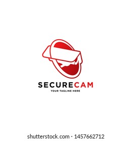 CCTV Camera Logo Template Design Vector, Emblem, Concept Design, Creative Symbol, Icon