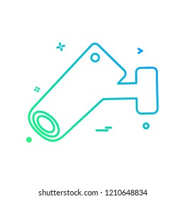 CCTV Camera Security icon design vector