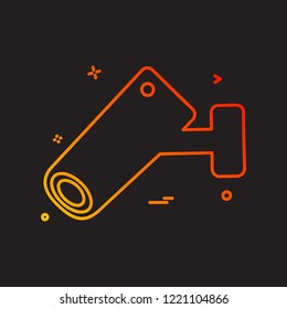 CCTV Camera Security icon design vector