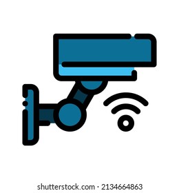 cctv camera security internet of things iot smarthome icon