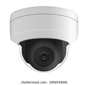 CCTV Camera. Security Surveillance System. Vector Isolated Illustration