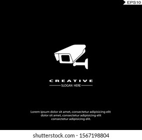CCTV Camera. Security Surveillance System. Vector Isolated Illustration