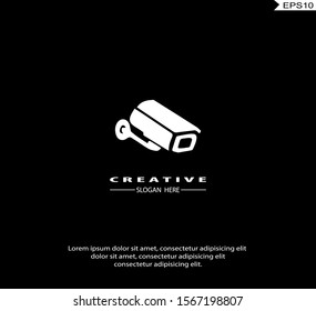 CCTV Camera. Security Surveillance System. Vector Isolated Illustration