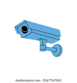 CCTV camera. Security surveillance system. Vector illustration