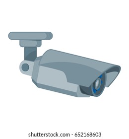 Cctv camera seen from the right side