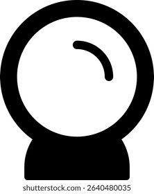 Cctv Camera Semi Solid Icon Design