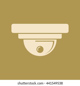 CCTV Camera or CCTV Surveillance  Icon. Eps-10.