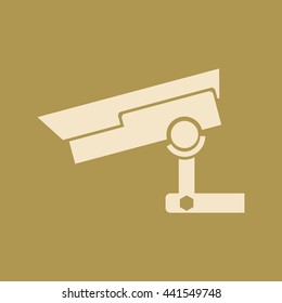 CCTV Camera or CCTV Surveillance  Icon. Eps-10.