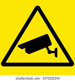 CCTV camera symbol sign. video surveillance symbol. CCTV Camera logo. flat style.