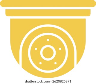 Icono del Vector de la cámara CCTV. Se puede utilizar para aplicaciones de impresión, móviles y de Web.