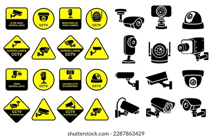 CCTV camera vector illustration. EPS10