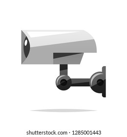 CCTV Camera vector isolated illustration