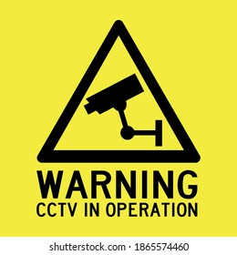 Pack of 10-100mm x 150mm - Sticker A6 MISC4 CCTV Closed Circuit Sign 