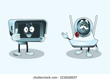 CCTV Cartoon Characters with face expression