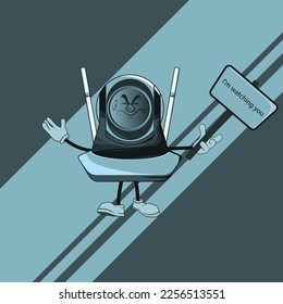 CCTV Cartoon Characters with face expression