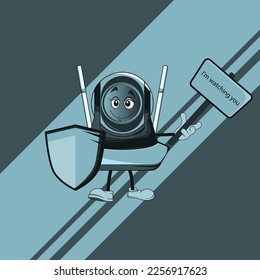 CCTV Cartoon Characters with face expression