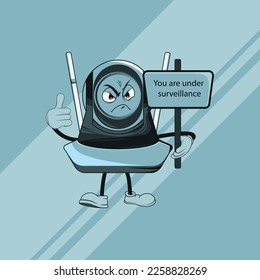 CCTV Cartoon Characters with face expression