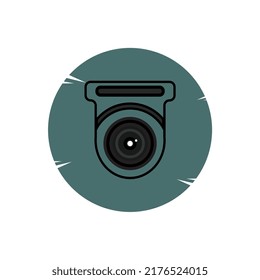 cctv character mascot vector illustration, suitable for icons, logos, mascots, posters, advertisements, signs, brochures, etc.