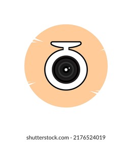 cctv character mascot vector illustration, suitable for icons, logos, mascots, posters, advertisements, signs, brochures, etc.