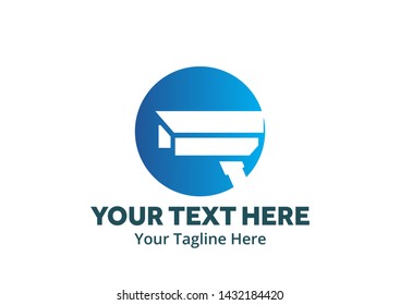 cctv creative illustration vector of graphic , cctv logo illustration vector , vector of surveillance camera logo illustration for logo identity and business